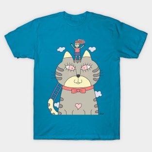 Stray Cat Portrait Climb of a Lifetime T-Shirt